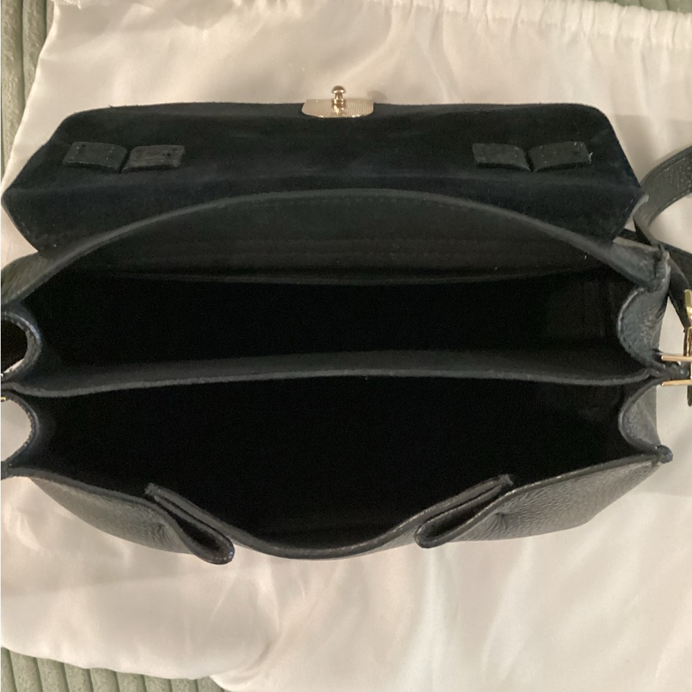FURLA Black Leather Bag - Picture 6 of 12